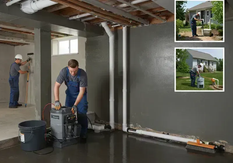 Basement Waterproofing and Flood Prevention process in Murfreesboro, AR